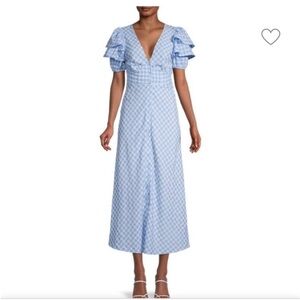 Betsy Johnson ruffle gingham dress